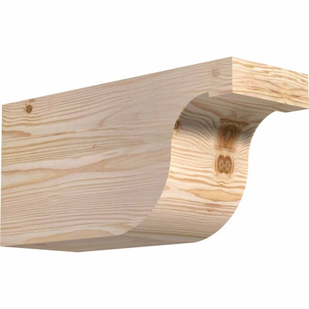 Ekena Millwork Del Monte Smooth Rafter Tail, Douglas Fir, 5 1/2"W x 8"H x 16"L RFT06X08X16DEL00SDF